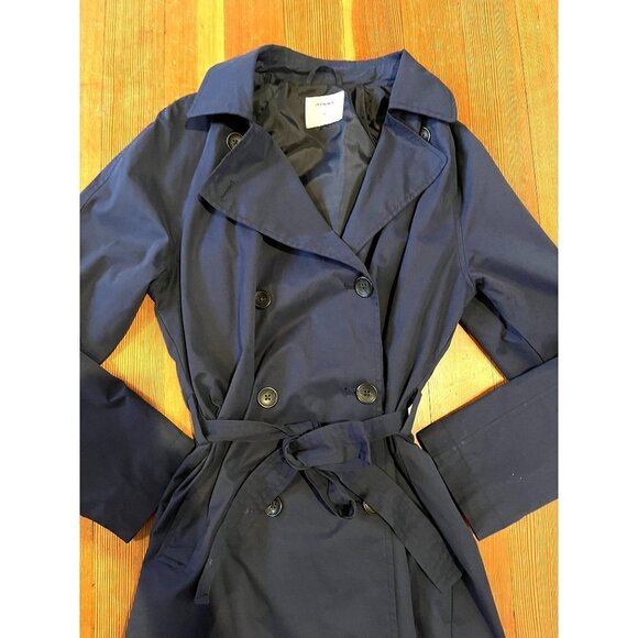 Old Navy Double Breasted Belted Trenchcoat M - Picture 11 of 12